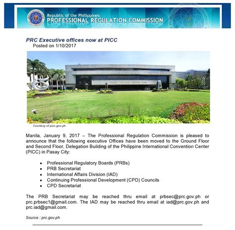 prc main office|PRC Executive offices now at PICC .